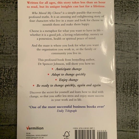 Who Moved my Cheese, Two Doors Down, Resilience Factor, Articulate Exec, 4 Books - Picture 5 of 9